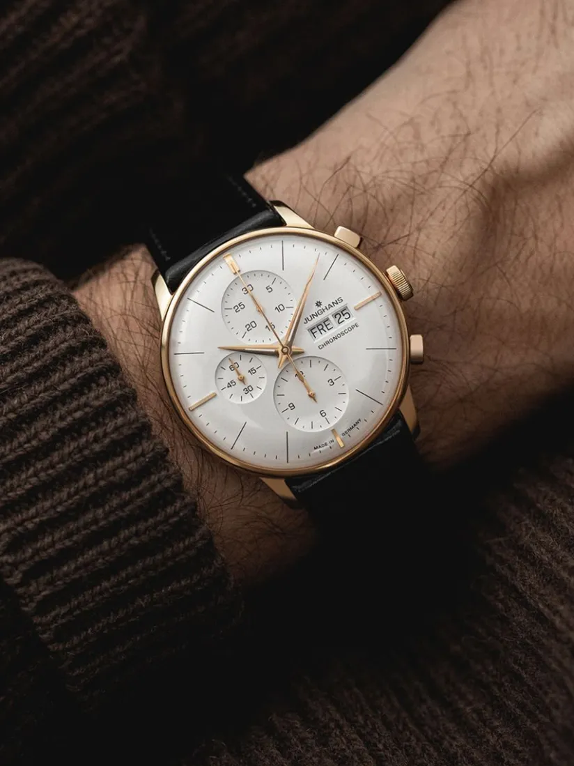 Hot Junghans Meister Chronoscope, Datum Englisch