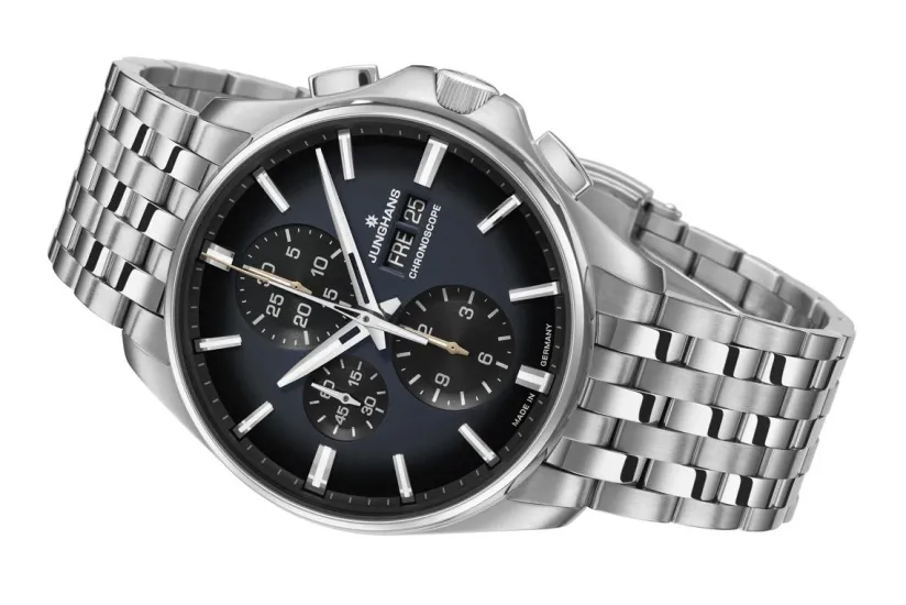 Store Junghans Meister S Chronoscope, Datum Englisch