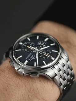 Store Junghans Meister S Chronoscope, Datum Englisch
