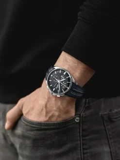 Store Junghans Meister S Chronoscope, Datum Englisch