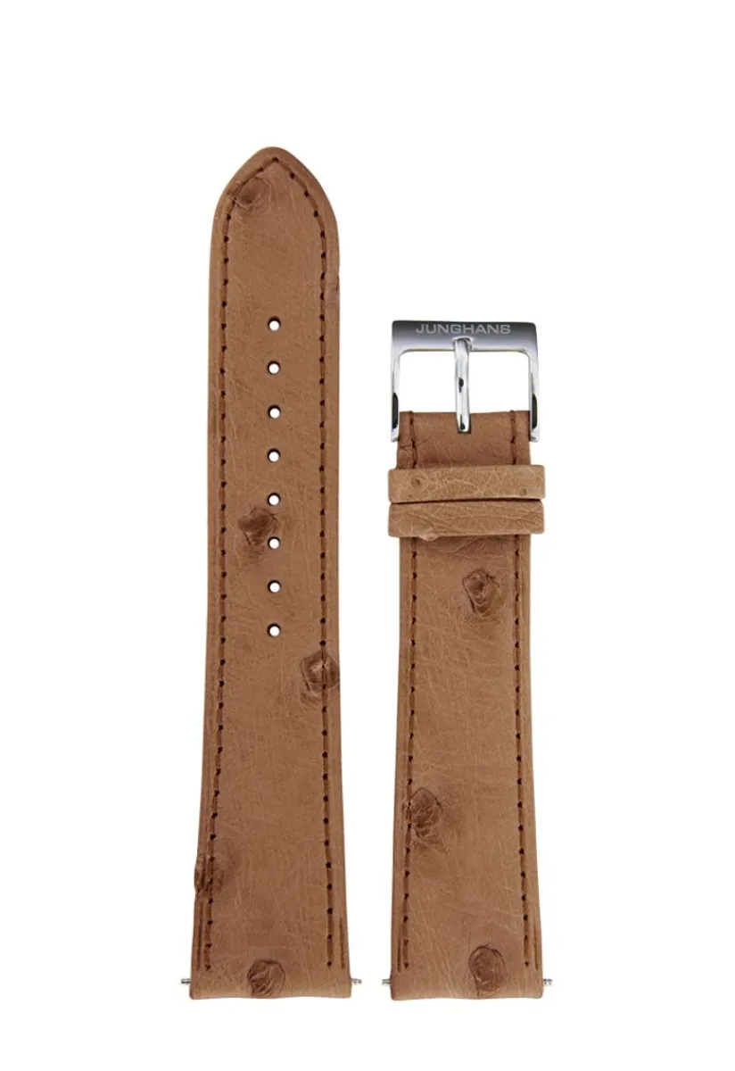 Shop Junghans Ostrich Strap Brown
