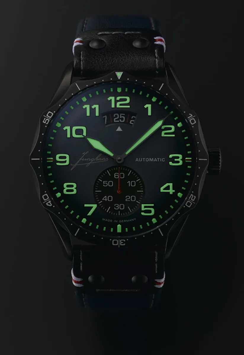 Hot Junghans Pilot Automatic Navy Blue