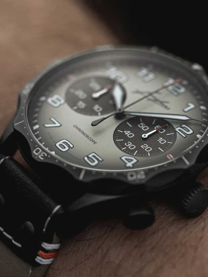 Flash Sale Junghans Pilot Chronoscope Desert